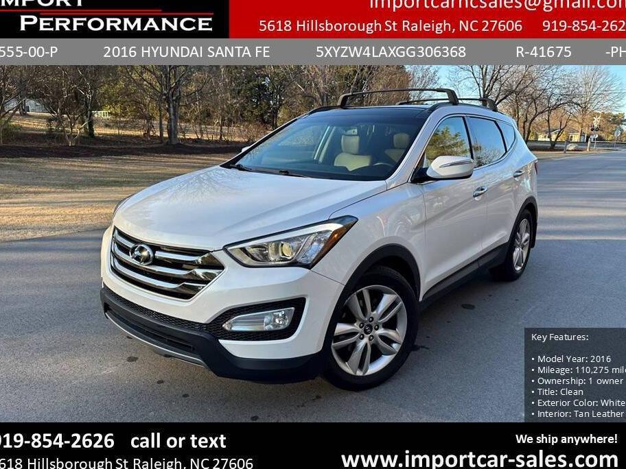 HYUNDAI SANTA FE 2016 5XYZW4LAXGG306368 image